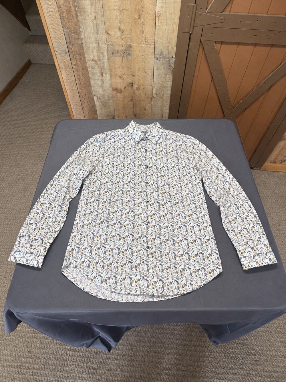 Robert Graham Men’s M Classic Fit Multicolor Abstract Print Button-Up Shirt